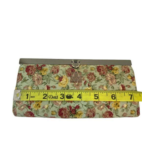 Anna Sui Wallet Women's Multicolor Floral Inner Pockets Country Chic 4" X 7.5" - Picture 7 of 13